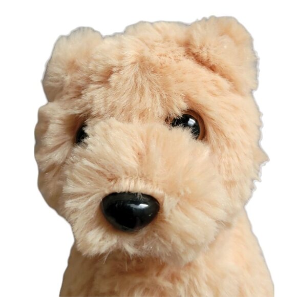 Vintage City Pals Cititoy Terrier Puppy Dog 7 inch Plush Brown Stuffed Animal - Picture 1 of 6